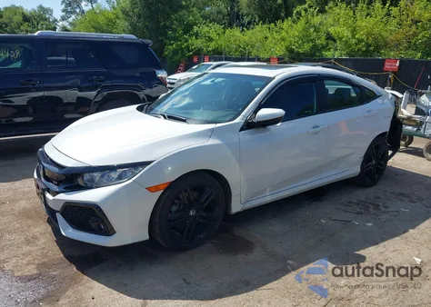 2018 Honda Civic Si из США, поврежденный, VIN 2HGFC1E57JH706795